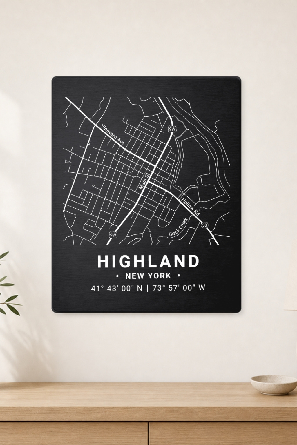 Highland map panel