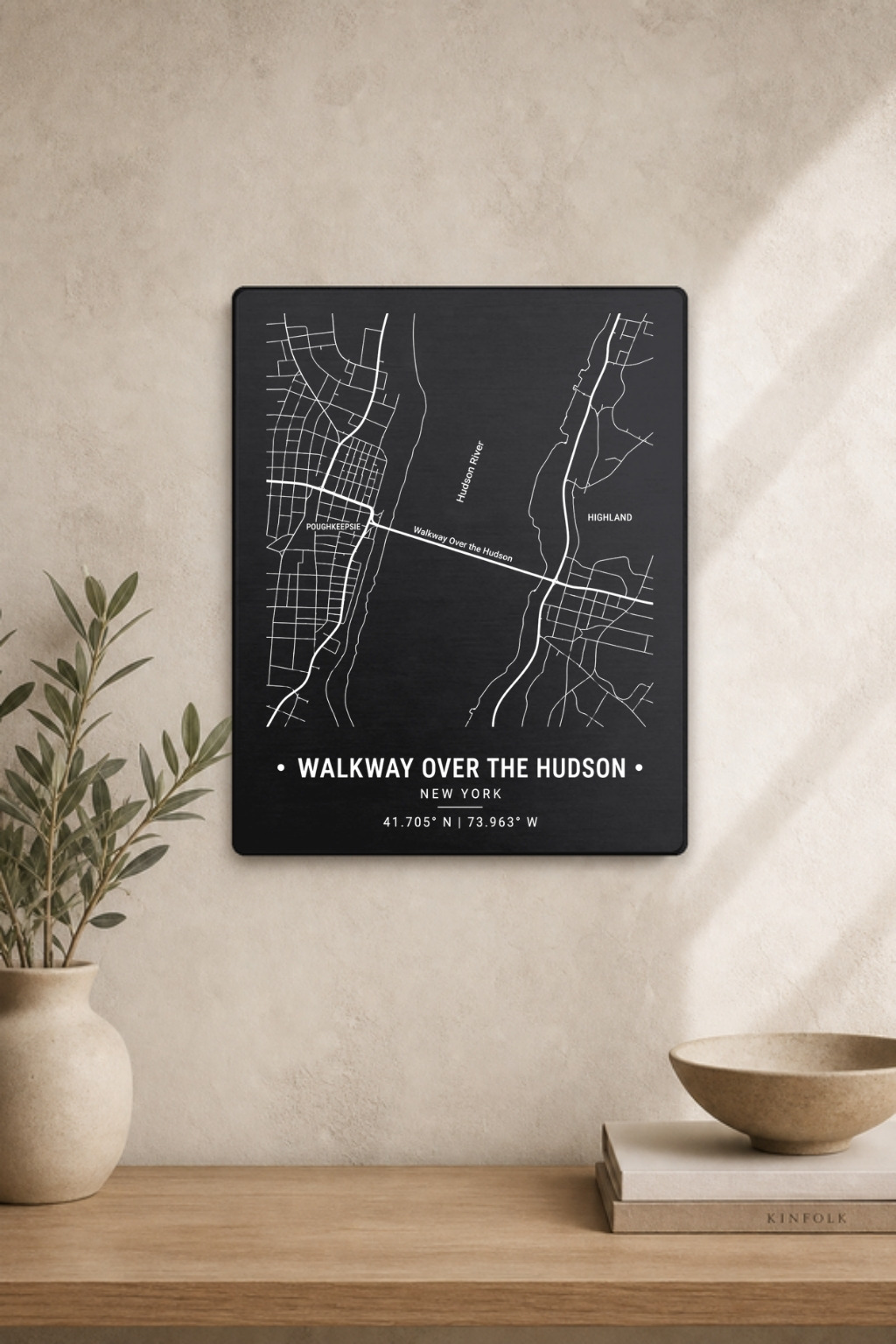 Walkway Over the Hudson map panel