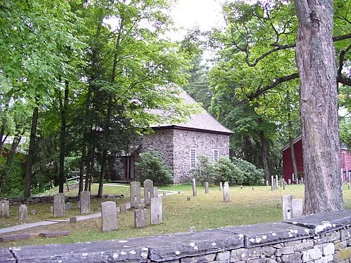 Historic cemetery on Huguenot Street